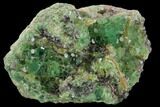 Apple-Green Fluorite Crystal Cluster - Fluorescent! #128811-1